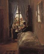 Adolph von Menzel, The Artist-s Bedroom in the Ritterstrabe